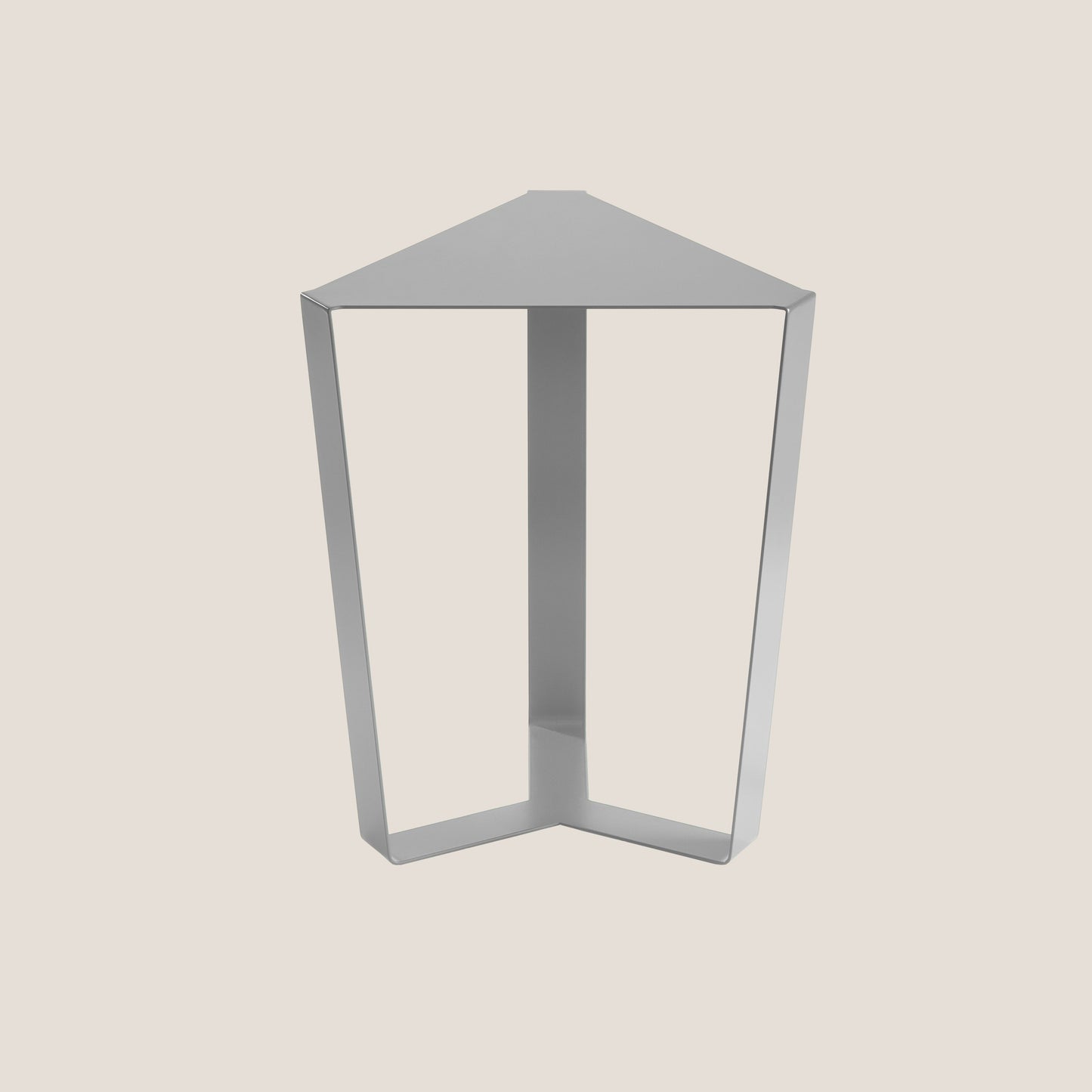 Finity tavolino triangolare per combinazioni modulari in diverse colorazioni pioggia