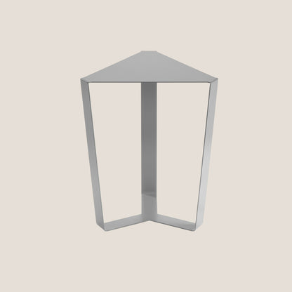 Finity tavolino triangolare per combinazioni modulari in diverse colorazioni pioggia