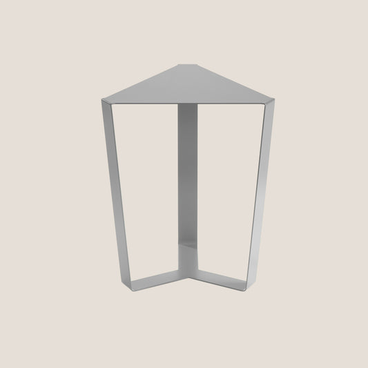 Finity tavolino triangolare per combinazioni modulari in diverse colorazioni pioggia