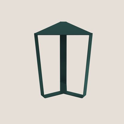 Finity tavolino triangolare per combinazioni modulari in diverse colorazioni zircone