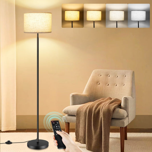 Floor Lamps for Living Room with Remote Control and 4 Color Temperatures Pole Lamps - N/A