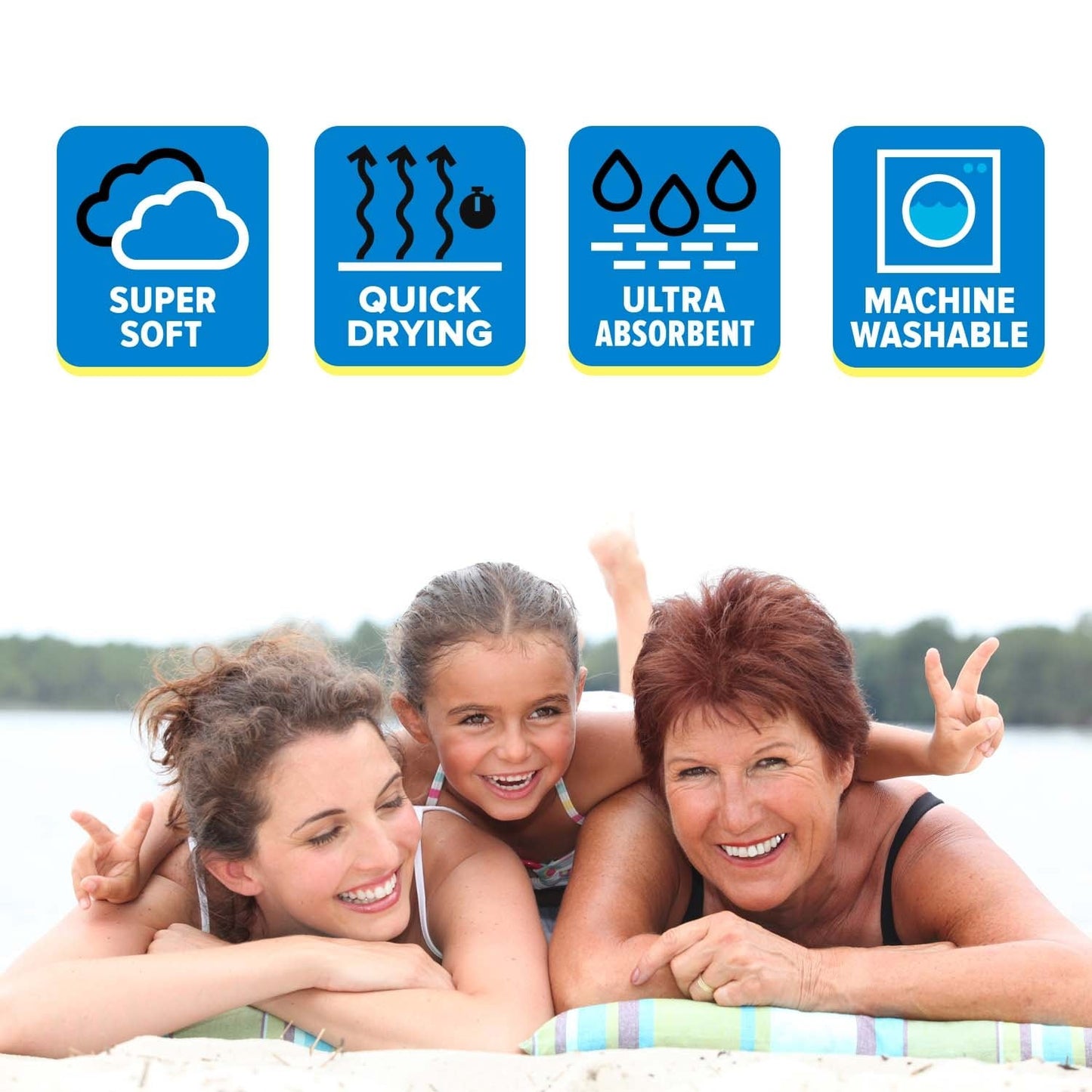 Floral Mandala Cotton Oversized 2-Piece Beach Towel Set by Superior