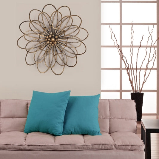 Flower Urban Design Metal Wall Decor