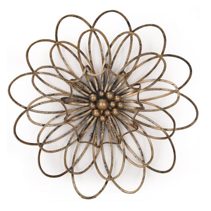 Flower Urban Design Metal Wall Decor