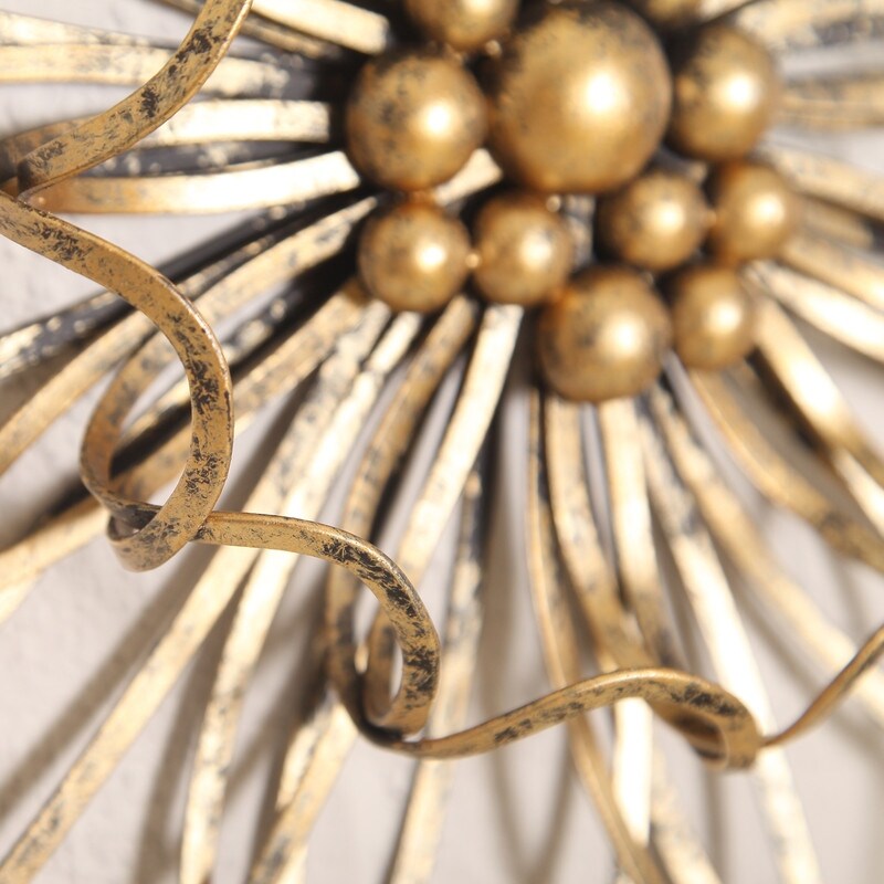 Flower Urban Design Metal Wall Decor