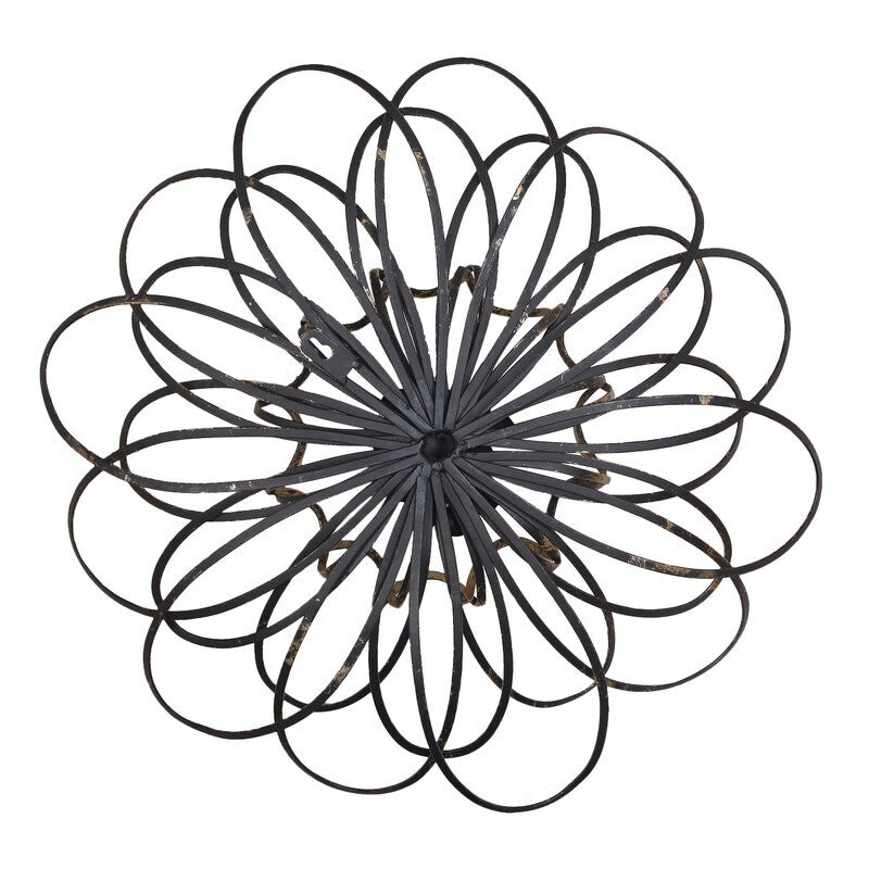 Flower Urban Design Metal Wall Decor