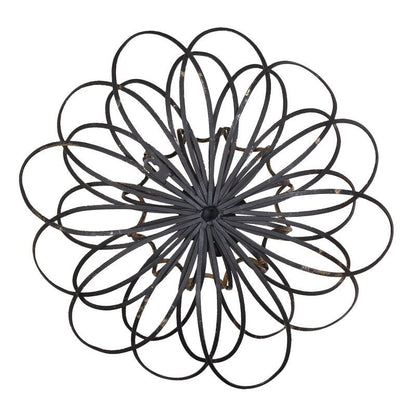 Flower Urban Design Metal Wall Decor