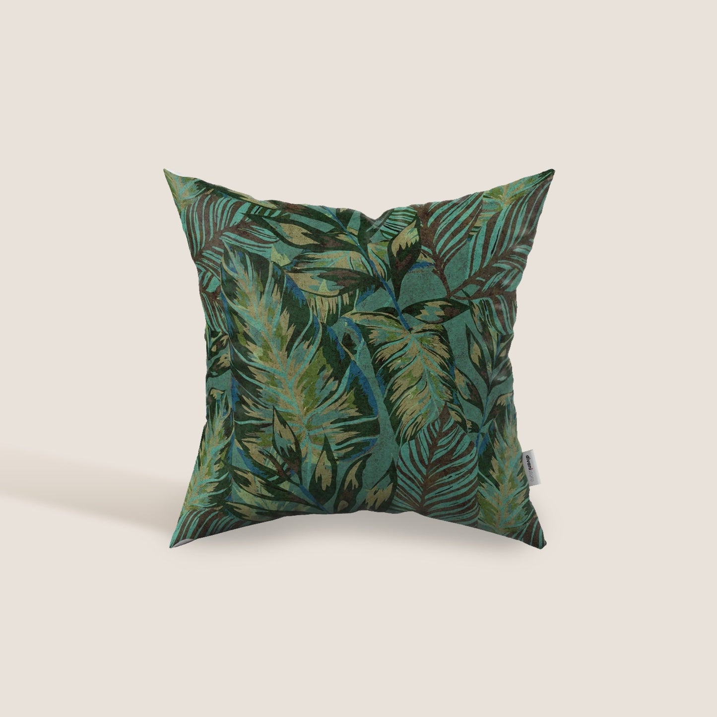 Forest cuscini d'autore in velluto impermeabile disponibili in diverse colorazioni verdi