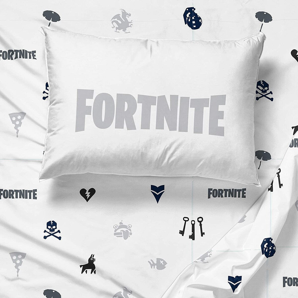 Fortnite Neon Stripe Kids 100% Microfiber Sheet Set