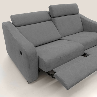Gummy Divano con meccanismo relax elettrico grigio