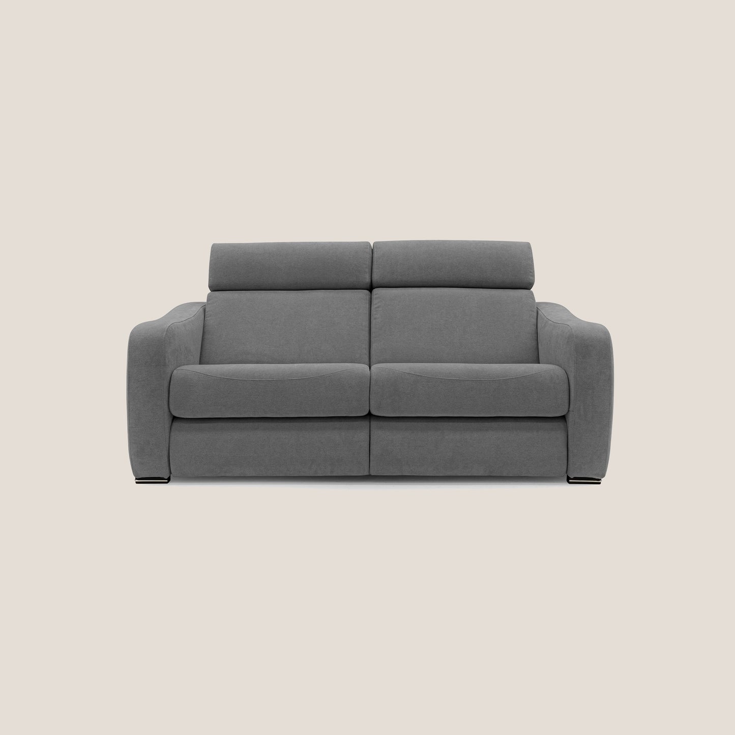 Gummy Divano con meccanismo relax elettrico grigio