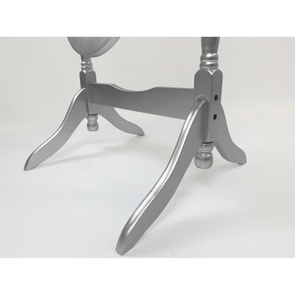 GTU Furniture Swivel Adjustable Full-Length Standing Oval Wood Cheval Floor Mirror