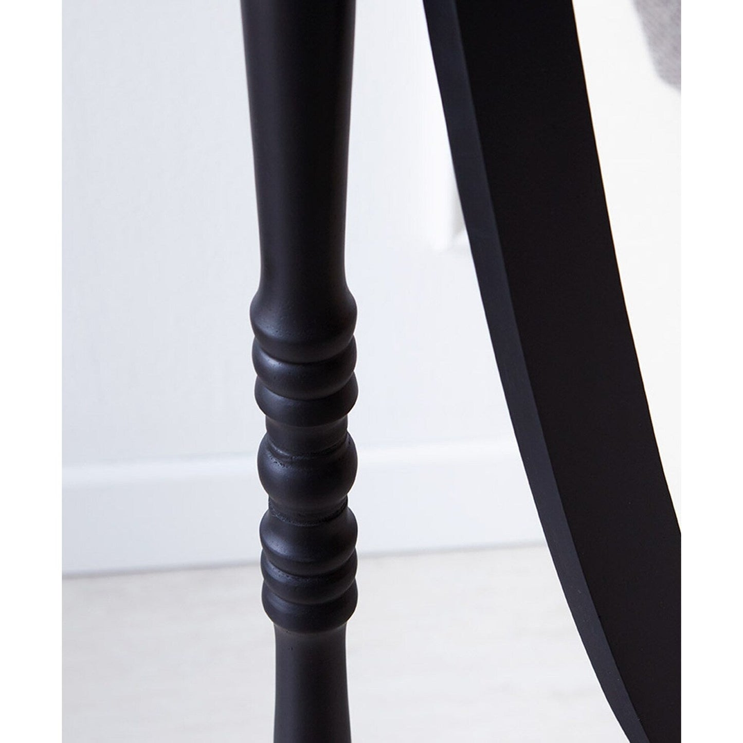 GTU Furniture Swivel Adjustable Full-Length Standing Oval Wood Cheval Floor Mirror