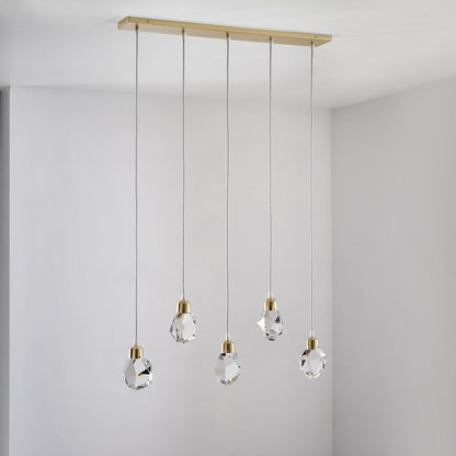 Galway Crystal Rock LED Pendant / Chandelier by iNSPIRE Q Bold