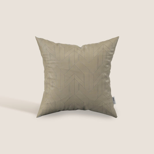 Cuscino decorativo geometrico in velluto Impermeabile disponibile in diverse colorazioni beige