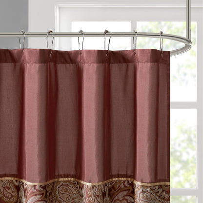 Madison Park Aubrey Jacquard Shower Curtain