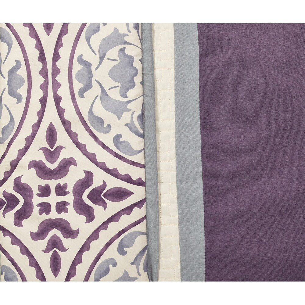 Nanshing Daffodil 7-Piece Medallion Print Comforter Set