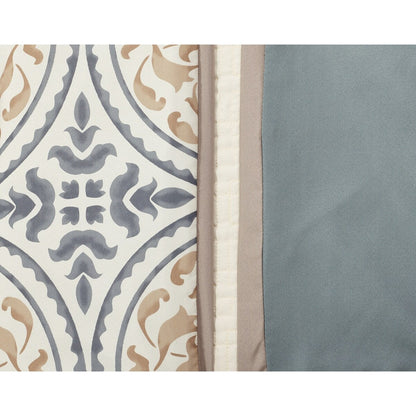 Nanshing Daffodil 7-Piece Medallion Print Comforter Set