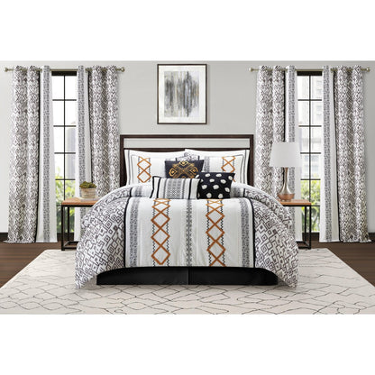 Nanshing Trina 15 Piece Boho Embroidered Comforter Set