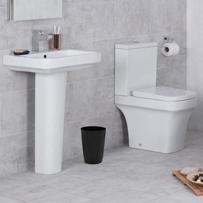 HOLD N’ STORAGE - Set of 2 Small Trash Can with Open Top for Compact and Tight Spaces – 1.58 Gallon Capacity