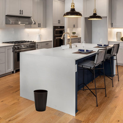 HOLD N’ STORAGE - Set of 2 Small Trash Can with Open Top for Compact and Tight Spaces – 1.58 Gallon Capacity