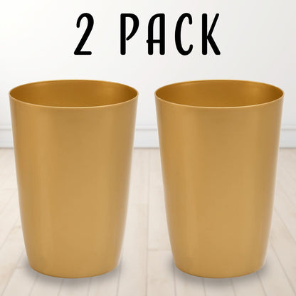 HOLD N’ STORAGE - Set of 2 Small Trash Can with Open Top for Compact and Tight Spaces – 1.58 Gallon Capacity