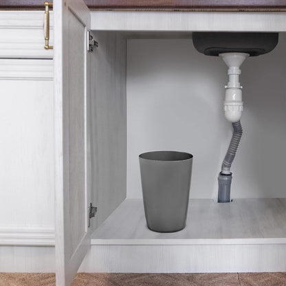 HOLD N’ STORAGE - Set of 2 Small Trash Can with Open Top for Compact and Tight Spaces – 1.58 Gallon Capacity