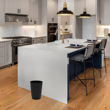 HOLD N’ STORAGE - Set of 2 Small Trash Can with Open Top for Compact and Tight Spaces – 1.58 Gallon Capacity