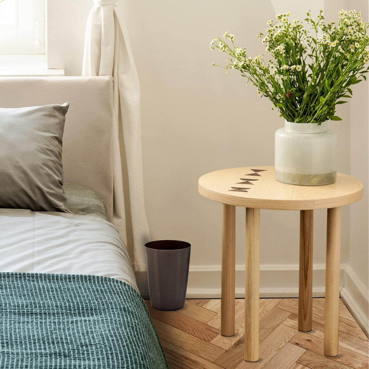 HOLD N’ STORAGE - Set of 2 Small Trash Can with Open Top for Compact and Tight Spaces – 1.58 Gallon Capacity