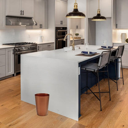 HOLD N’ STORAGE - Set of 2 Small Trash Can with Open Top for Compact and Tight Spaces – 1.58 Gallon Capacity