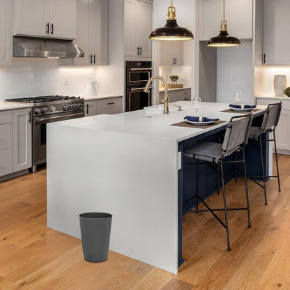 HOLD N’ STORAGE - Set of 2 Small Trash Can with Open Top for Compact and Tight Spaces – 1.58 Gallon Capacity