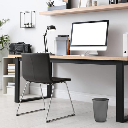 HOLD N’ STORAGE - Set of 2 Small Trash Can with Open Top for Compact and Tight Spaces – 1.58 Gallon Capacity