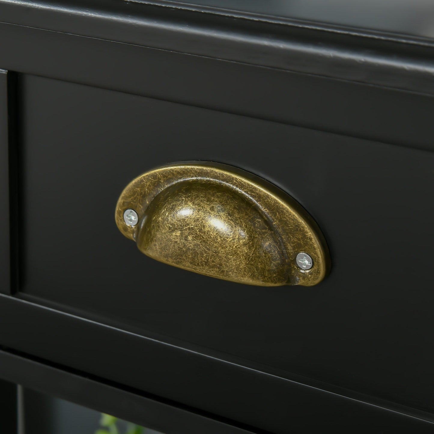 HOMCOM 2-Tier Night Stand with Drawer, Narrow End Table with Bottom Shelf, for Living Room or Bedroom