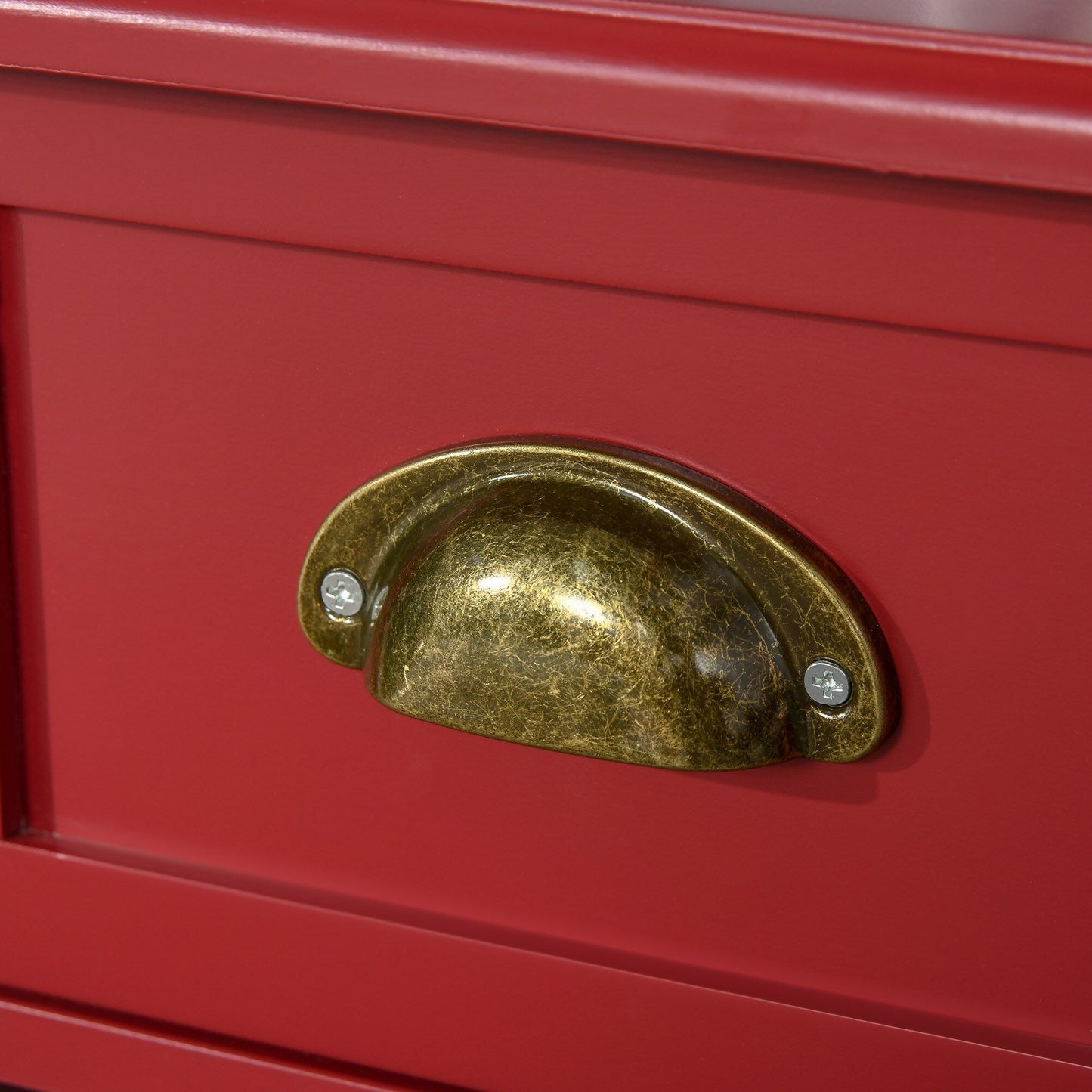 HOMCOM 2-Tier Night Stand with Drawer, Narrow End Table with Bottom Shelf, for Living Room or Bedroom