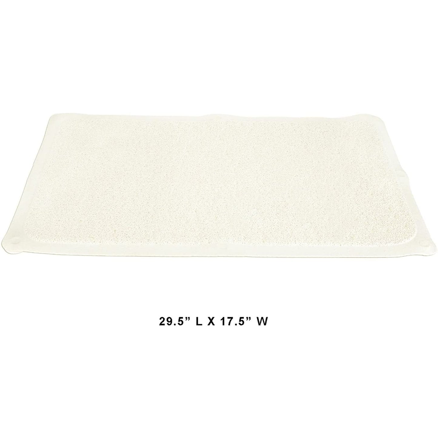 HUJI Slip-Resistant Loofah Shower Mat