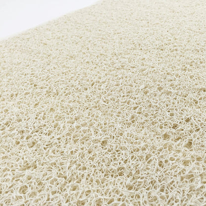 HUJI Slip-Resistant Loofah Shower Mat