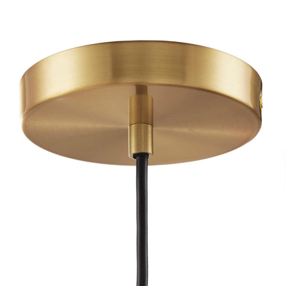 INK+IVY Auburn Bell Shaped Hanging Glass Pendant Light