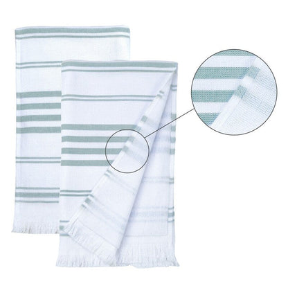 Hand Towels for Kitchen Quick Drying 16 x 28 Inch by Ample Decor - 2 Pcs