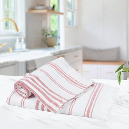 Hand Towels for Kitchen Quick Drying 16 x 28 Inch by Ample Decor - 2 Pcs