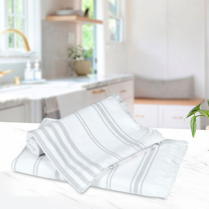 Hand Towels for Kitchen Quick Drying 16 x 28 Inch by Ample Decor - 2 Pcs
