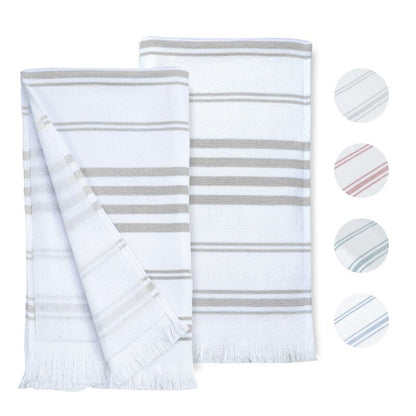 Hand Towels for Kitchen Quick Drying 16 x 28 Inch by Ample Decor - 2 Pcs
