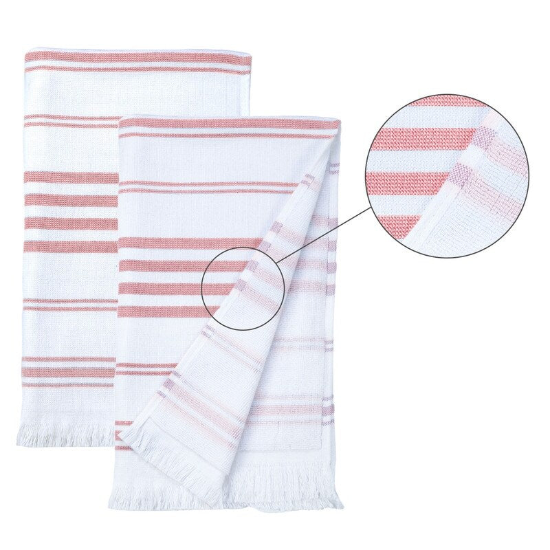 Hand Towels for Kitchen Quick Drying 16 x 28 Inch by Ample Decor - 2 Pcs