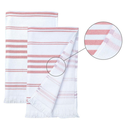Hand Towels for Kitchen Quick Drying 16 x 28 Inch by Ample Decor - 2 Pcs
