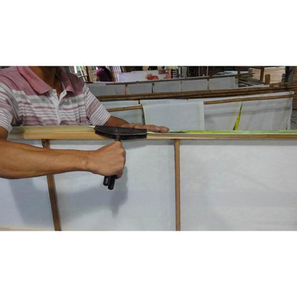 Handmade Bamboo Wave 6-foot Screen (China)