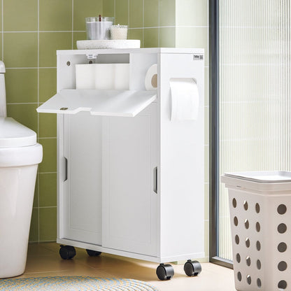 Haotian BZR31-W, Toilet Paper Storage Cabinet - White - White