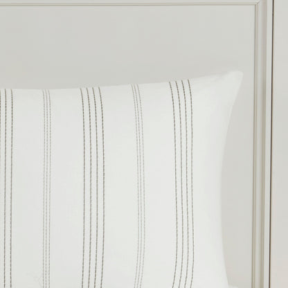 Harbor House Morgan 6 Piece Cotton Jacquard Oversized Comforter Set