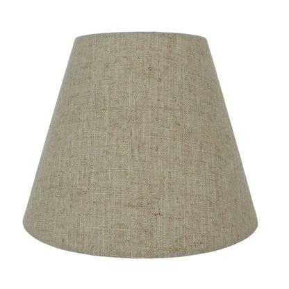 Hardback Faux Silk Conical Lamp Shade, 5 inch Top, 9 inch Bottom, 7 inch Slant