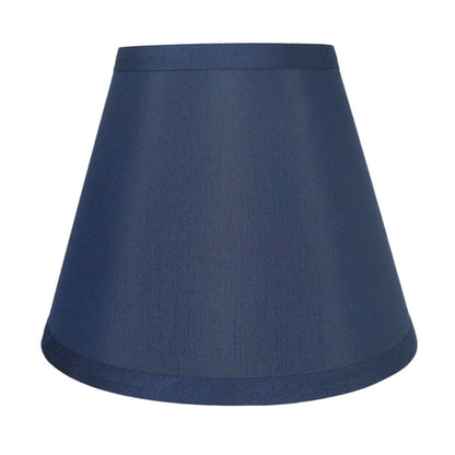 Hardback Faux Silk Conical Lamp Shade, 5 inch Top, 9 inch Bottom, 7 inch Slant