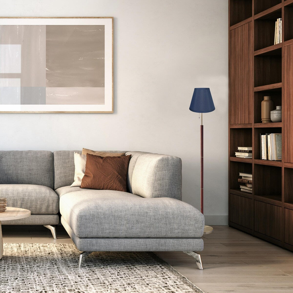 Hardback Faux Silk Conical Lamp Shade, 5 inch Top, 9 inch Bottom, 7 inch Slant