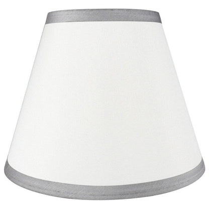 Hardback Faux Silk Conical Lamp Shade, 5 inch Top, 9 inch Bottom, 7 inch Slant
